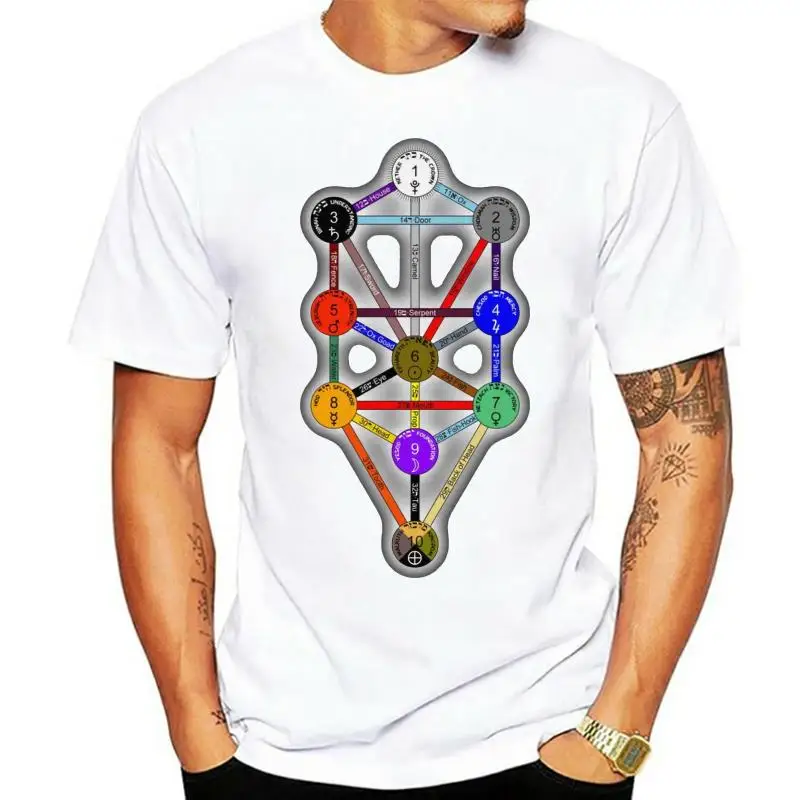 Occult kabbalah shirt - Qabalistic Tree of life sephirot symbol - Esoteric tee