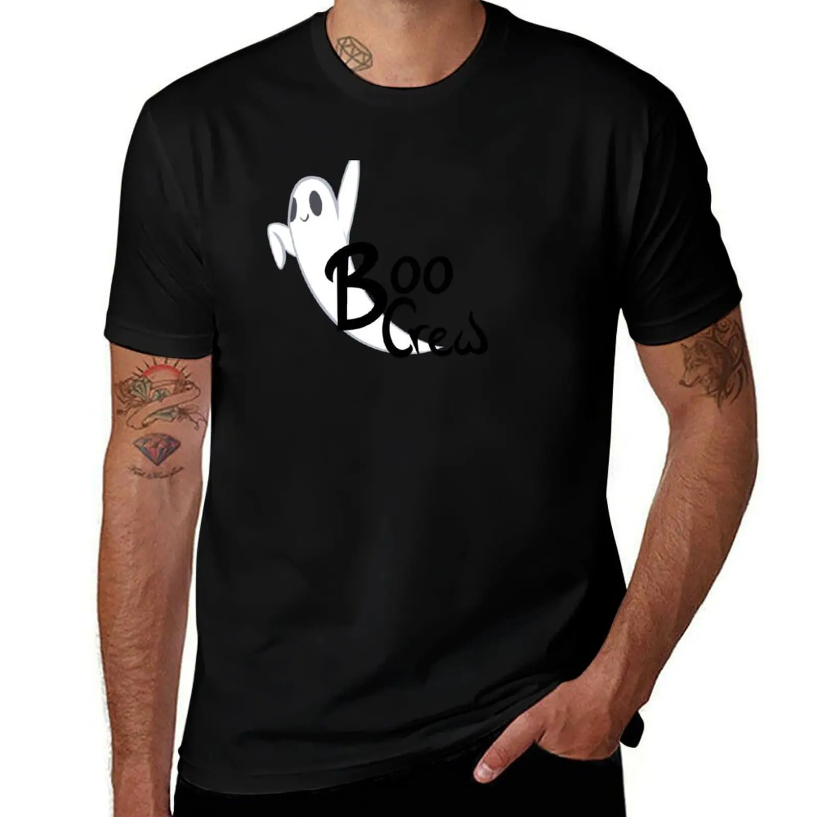 

Boo Crew T-Shirt Man t-shirt valentines clothes anime stuff mens clothing