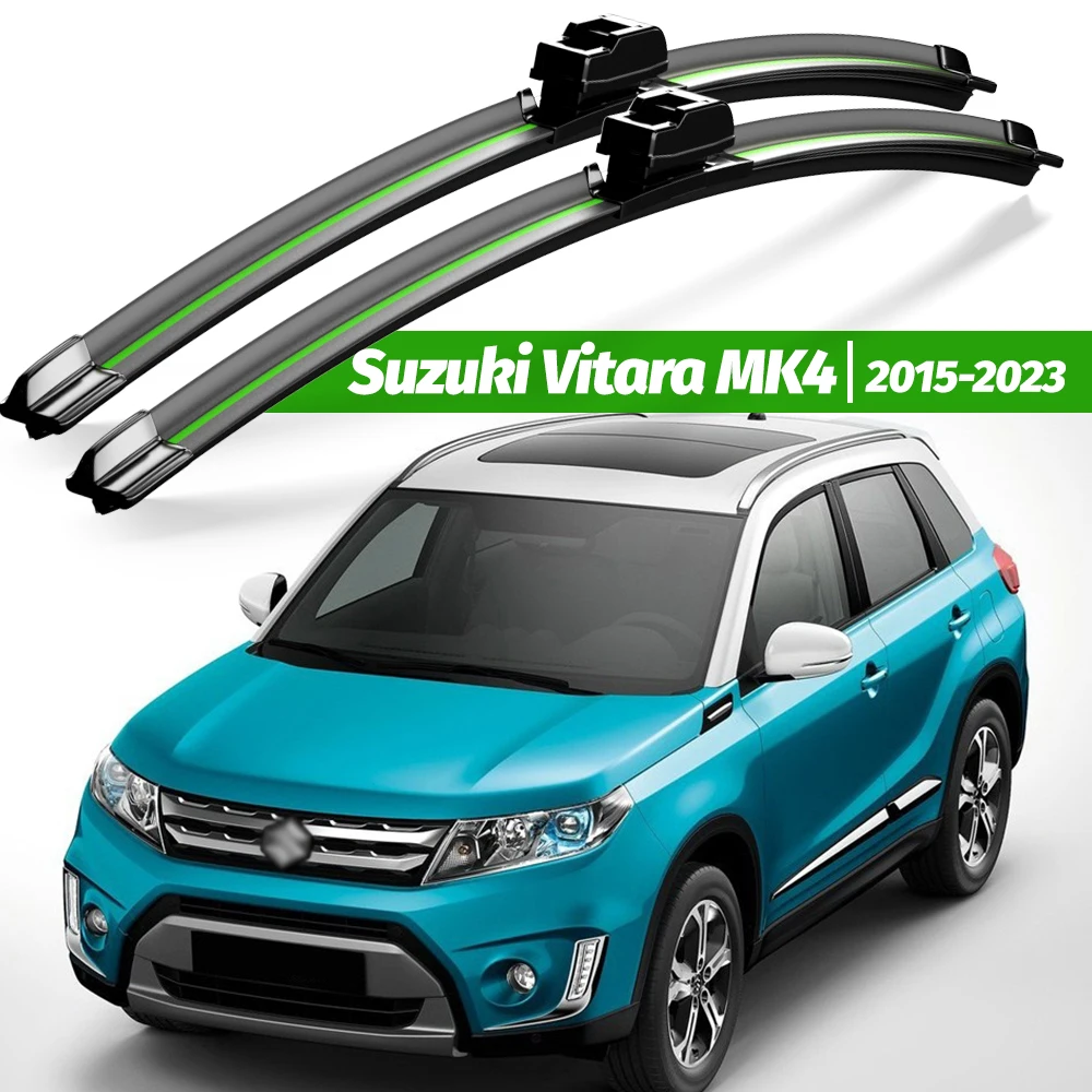 Wiper Front Wiper Blades For Suzuki Vitara MK4 2015 - 2023 Windshield Windscreen Window Brushes 24\