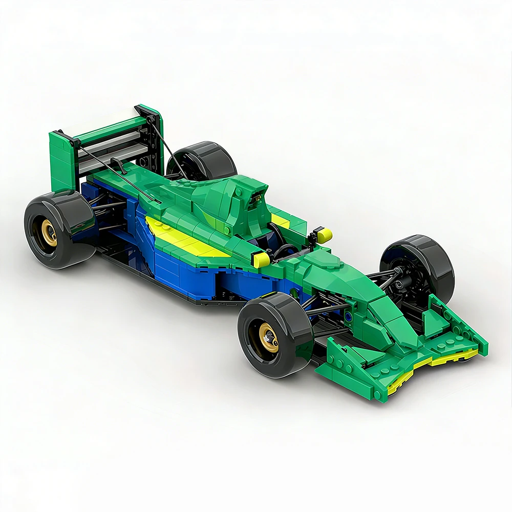 

New MOC Speed ​​Racing Series Logo 191 Model Building Blocks DIY Modular Sports Car Assembly Children's Toy Boy Birthday Gift