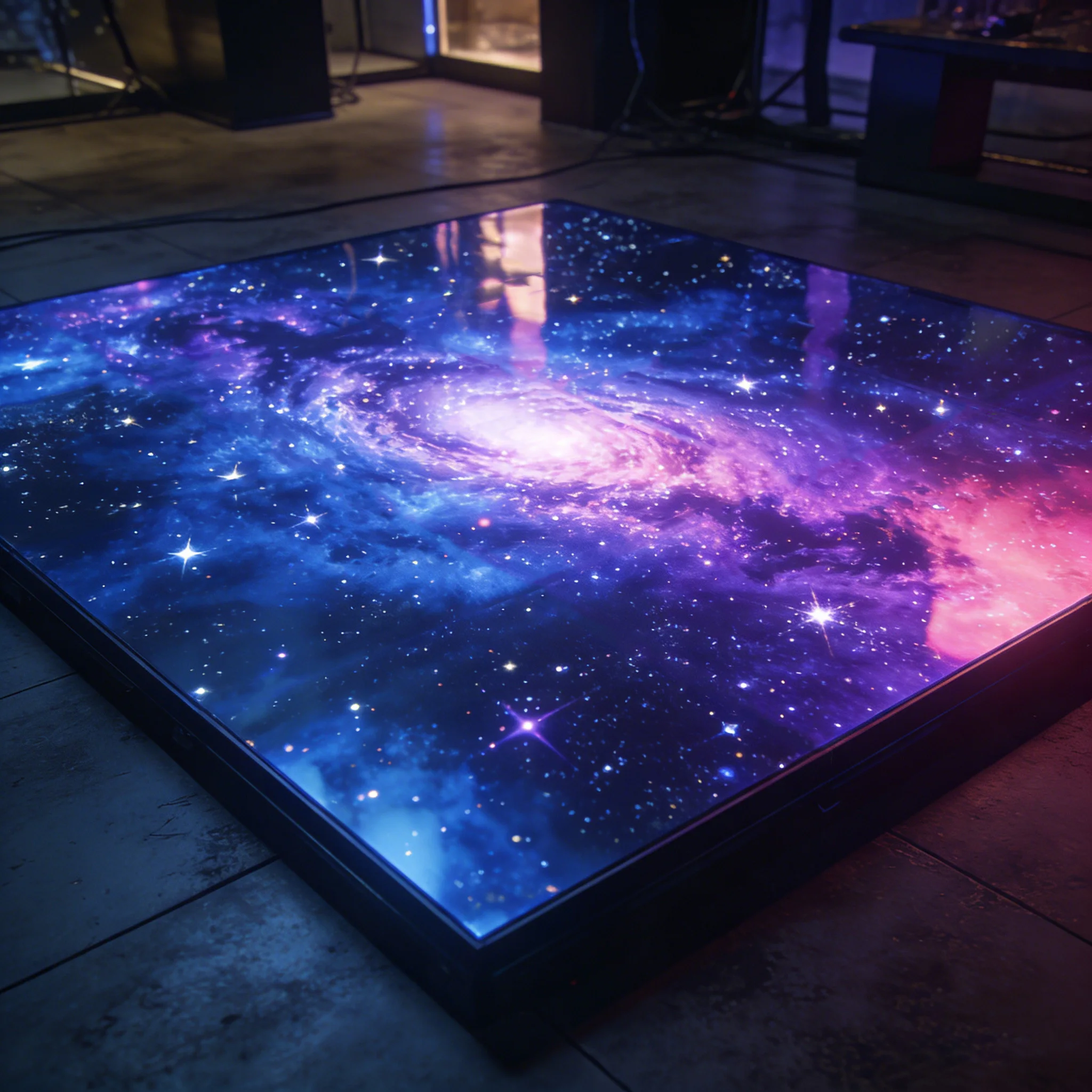 Hot Sale Wholesale Cheap Price Customize High Brightness Interactive LED Floor Tile Screen Stage LED ScreenHigh-intensityFootTra