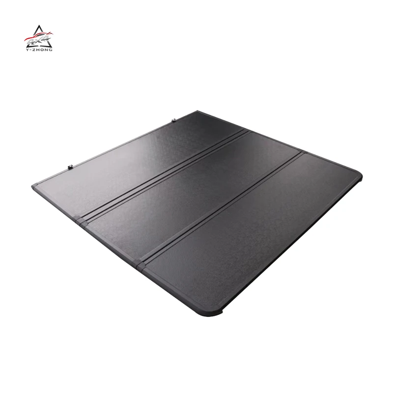 

4x4 Pickup Truck Aluminum Alloy Hard Tri-fold Cover Tonneau Cover for Hilux Revo Amarok BT50 NP300 Ford Ranger T9