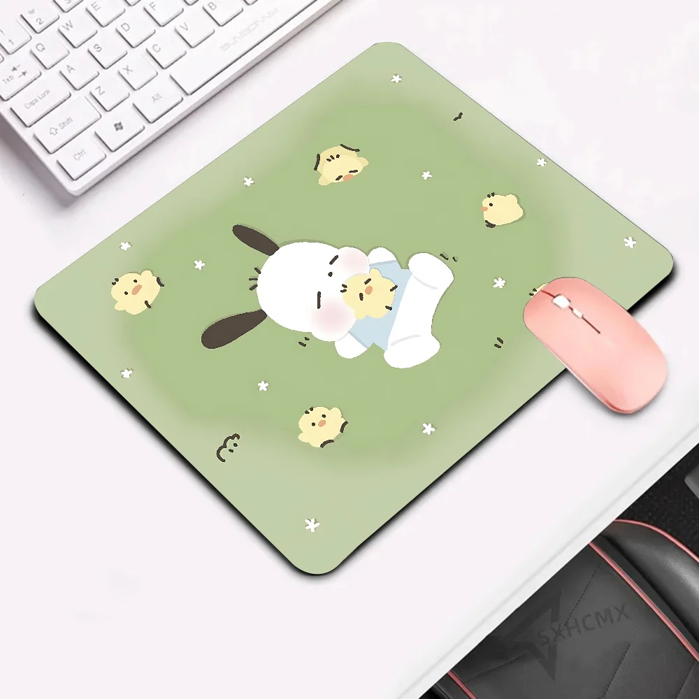 Cute Pochacco Mousepad HD Printing Computer Gamers Locking Edge Non-slip Mouse Pad 50x60cm Keyboard PC Desk Pad