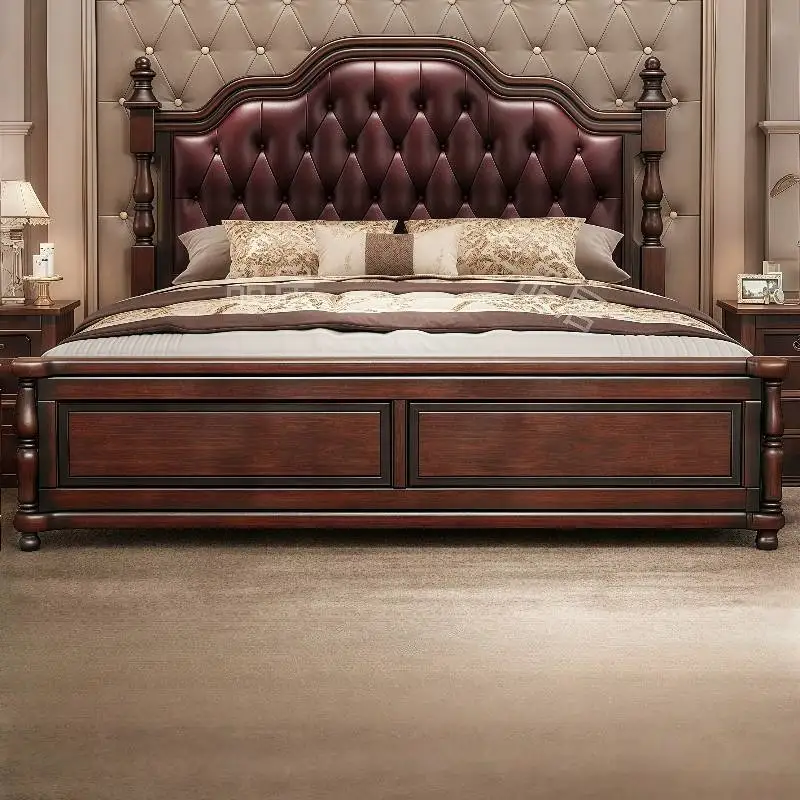 Storage Ornament Double Bed Backrest Headboards Bedding Accessories Luxury Bed Adult Solid Camas De Dormitorio Home Furniture
