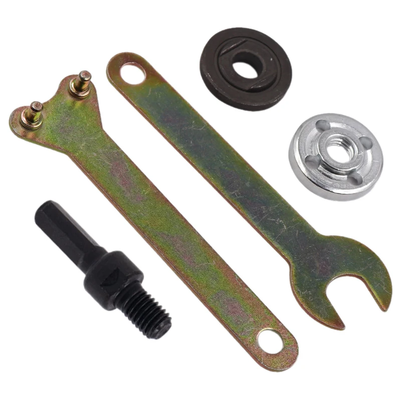 Kit biella per trapano elettrico da 8 pezzi Set di convertitori adattatori per smerigliatrice angolare variabile per trapano elettrico a mano Accessorio per smerigliatrice angolare