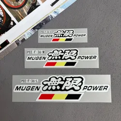 MUGEN Stickers Suitable for Honda Fit Civic Type RR City Cr z Legend Odyssey Stepwgn Vezel Car Door Handles Windows Motorcycle