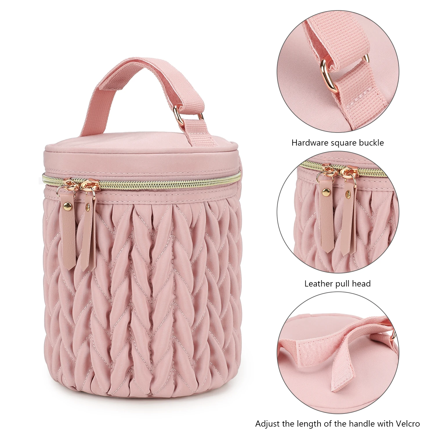 Portable Milk Warmer Pouch Insulated Freshness Mini Lunch Bag Stroller-Attachable Waterproof Baby Milk Storage Refrigeration Bag