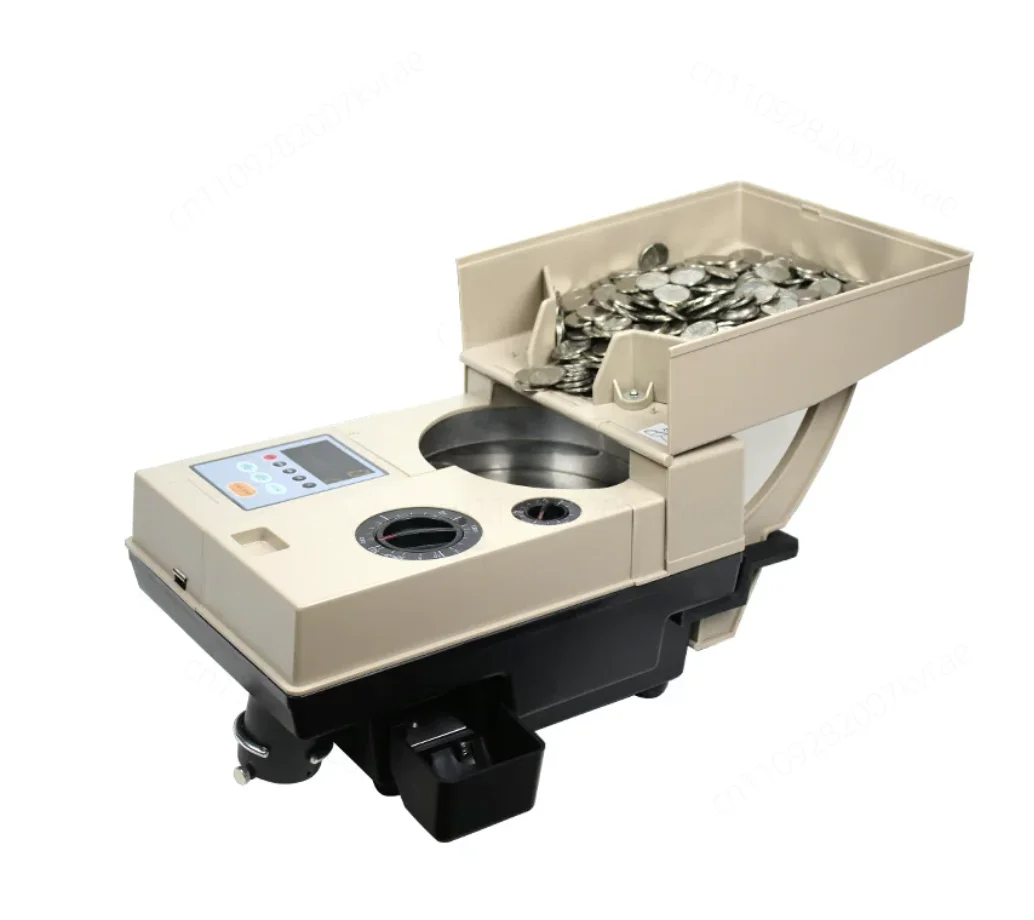 Automatic Coin Sorting Counting Equipment, Multilingual Panel Electric Coin Counter For Commercial Game Center Cash Handling