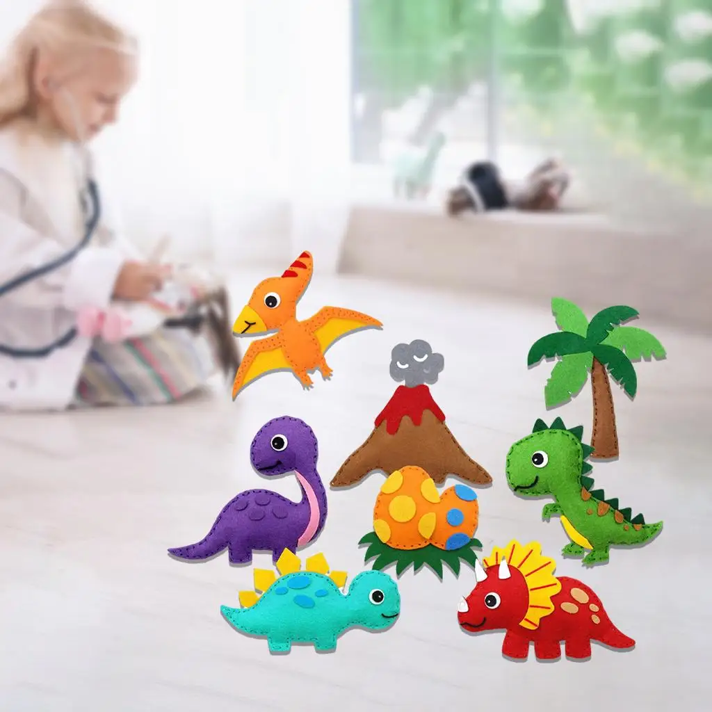 DIY Felt Sewing Craft Set for Kids Ages 8-12 Forest Animals Ornaments Beginner Friendly