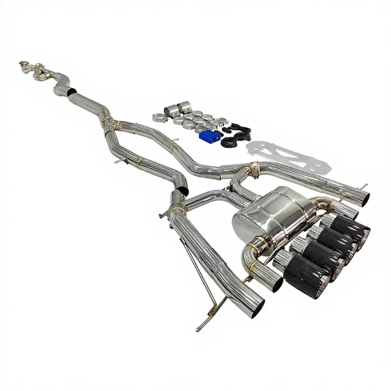 

Exhaust System Single Mid Pipe Stainless Steel Mirror Polished for BMW M2 M3 M4 G80 G82 G83 S58 3.0t