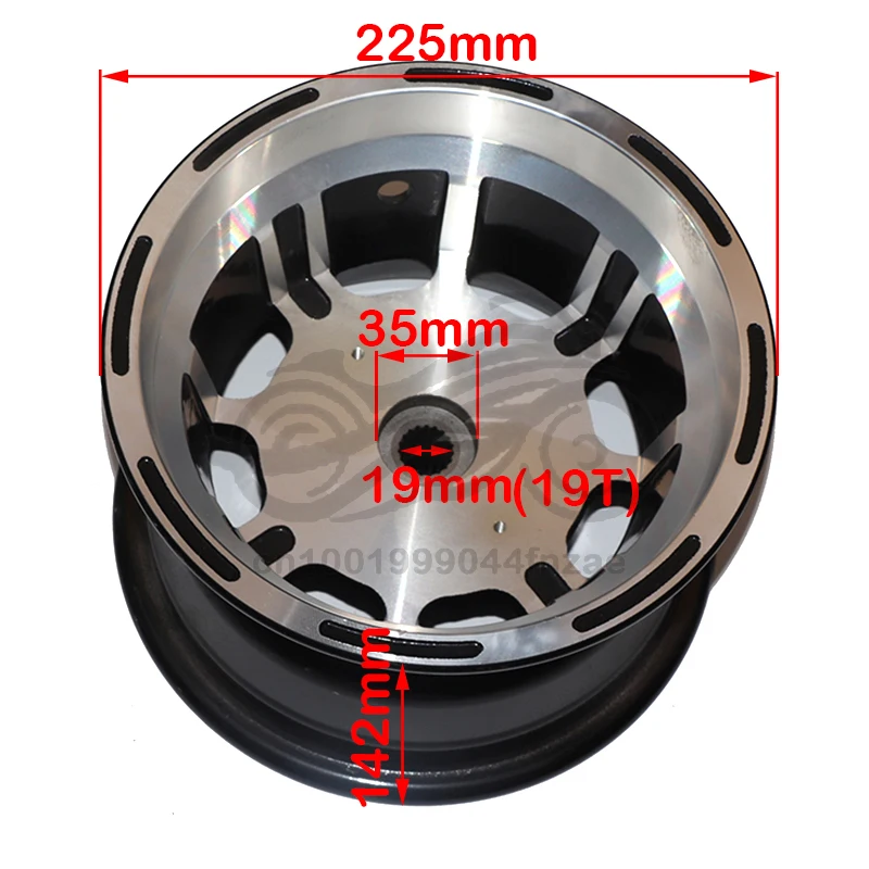 

Flange-free 8-inch balance bike aluminum alloy wheels, 19T off-road model suitable for 19x7-8 tubeless tires