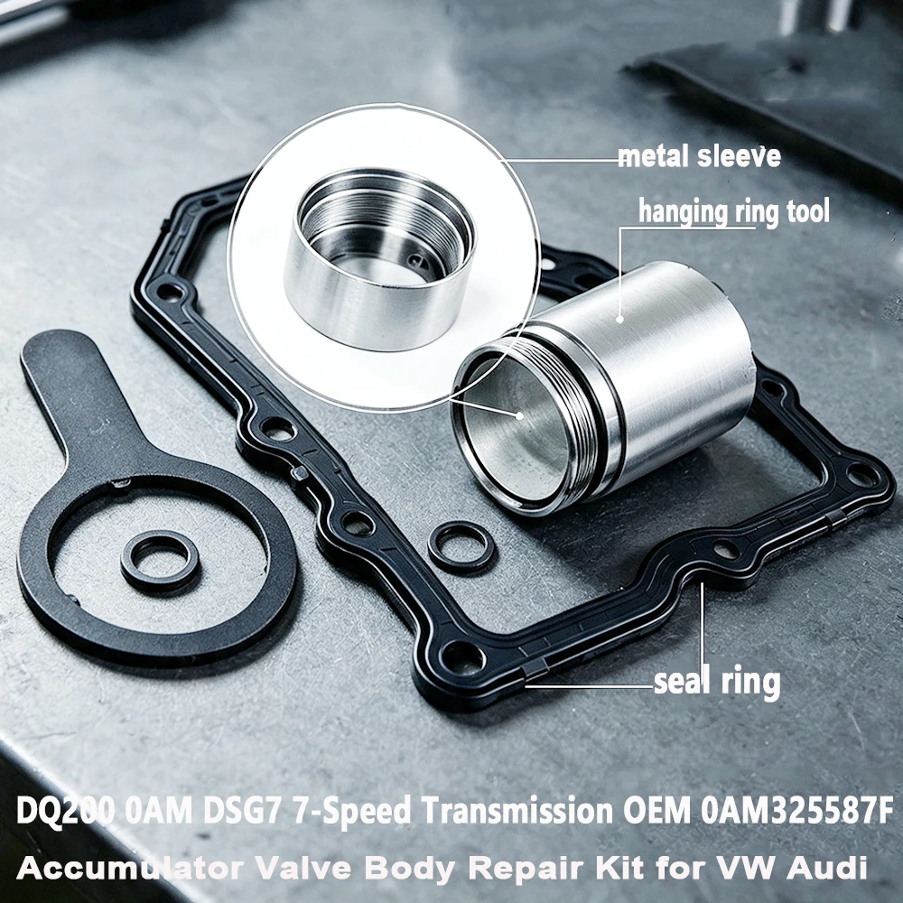 0AM325587E Improved Accumulator Gearbox 0AM Transmission Valve Body Gasket Kit Fit for Audi VW Seat Skoda 0AM325587F DSG7 DQ200