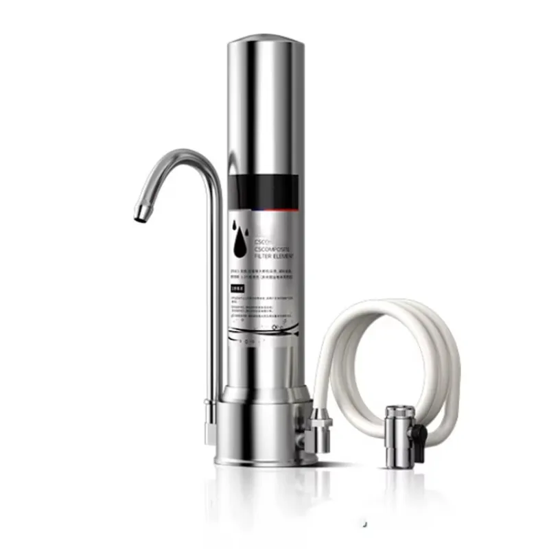 

Compact UF Water Purifier Stainless Steel Manual Faucet Filter for Clean Drinking Water