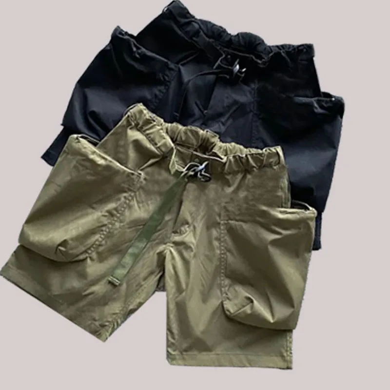 COMFY 24SS Waterproof Large Pocket Outdoor Shorts Trendy Japanese Five Quarter Pants