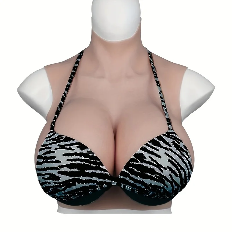 Fake Breast Cup C-G Cup Silicone Bra Chest Plate Chest Mold Cosplay Chest Amplifier Mold Suitable for Transgender Role-Playing