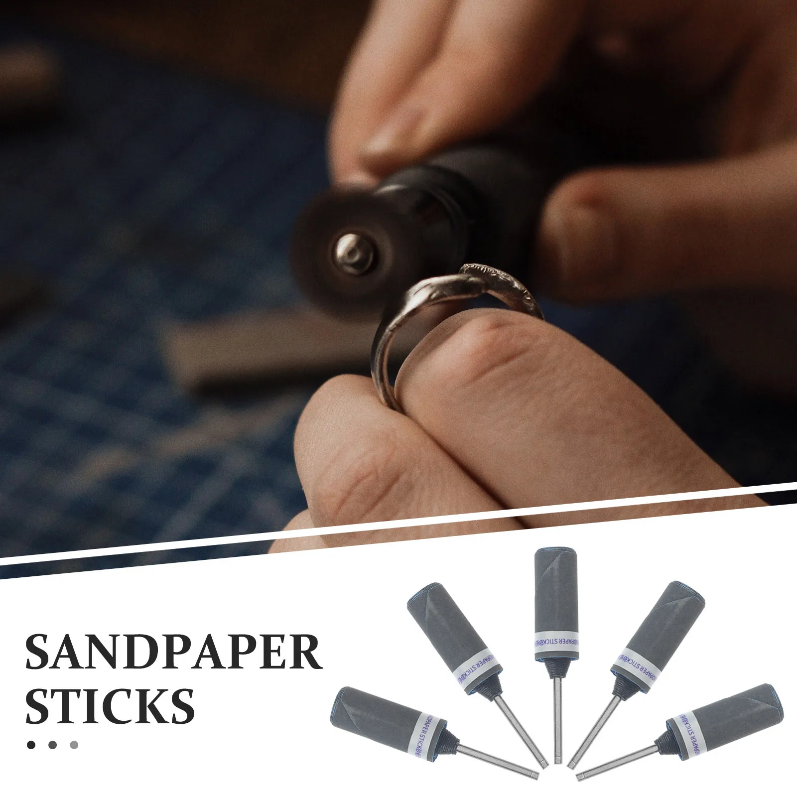 

10 Pcs Double Ended Sanding Sticks Rotary Tool Polishing Kit Edge Jewelry Cultural Tools Sponge