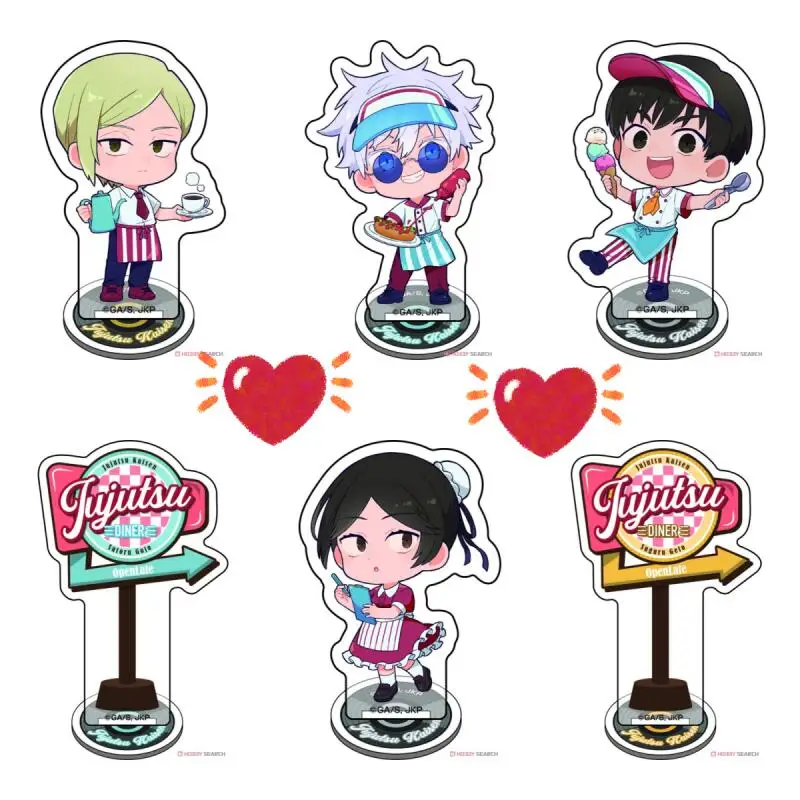 

Акриловая фигурка-стенд в стиле Q-версии персонажей аниме JJK: Сатору Годжо, Кенто Нанами, Юта Оккоцу, Нобара Кугисаки. Сделай сам!