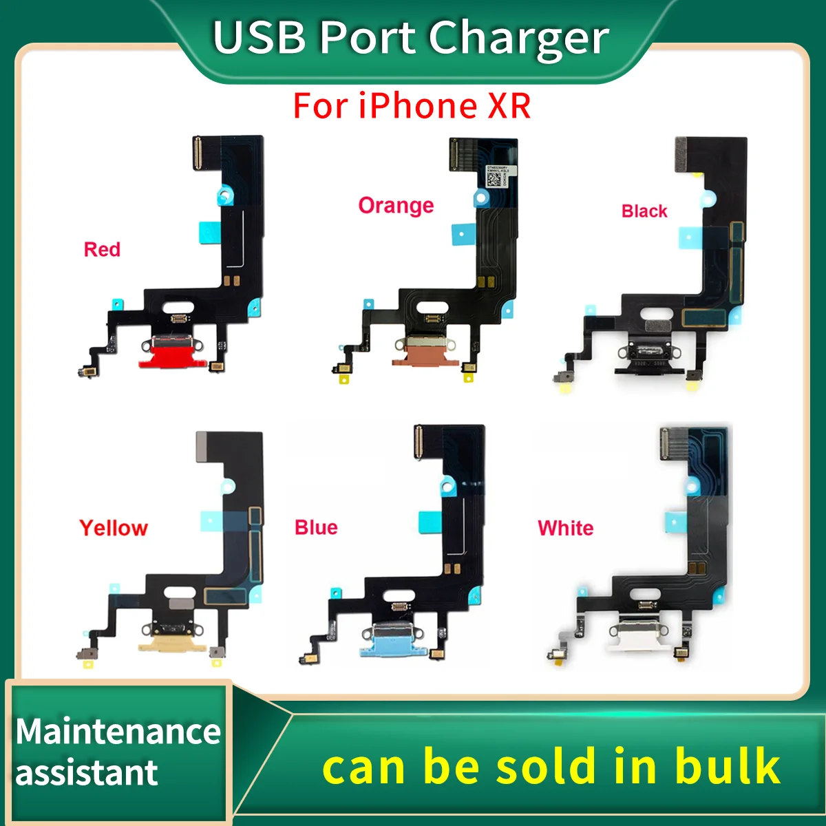 

ОРИГИНАЛЬНЫЙ USB-порт, разъем для зарядного устройства, гибкий микрофон для iPhone XR, вытянутый зарядный порт, док-станция, гибкий кабель для зарядки