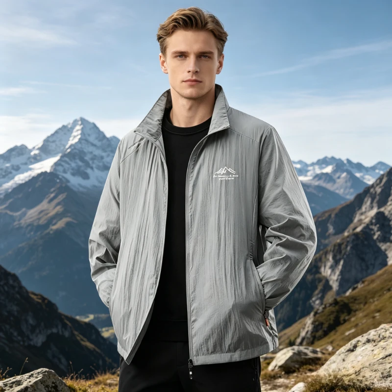 

Летняя мужская ультратонкая куртка для защиты от солнца, повседневная, дышащая, спортивная, ветрозащитная, водоотталкивающая, для активного отдыха и рыбалки