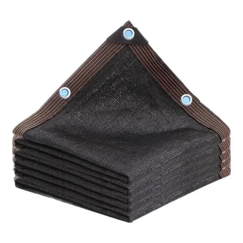 Shade Black thickened encrypted sun protection Shade net Sun insulation  Outdoor shading cloth Shade