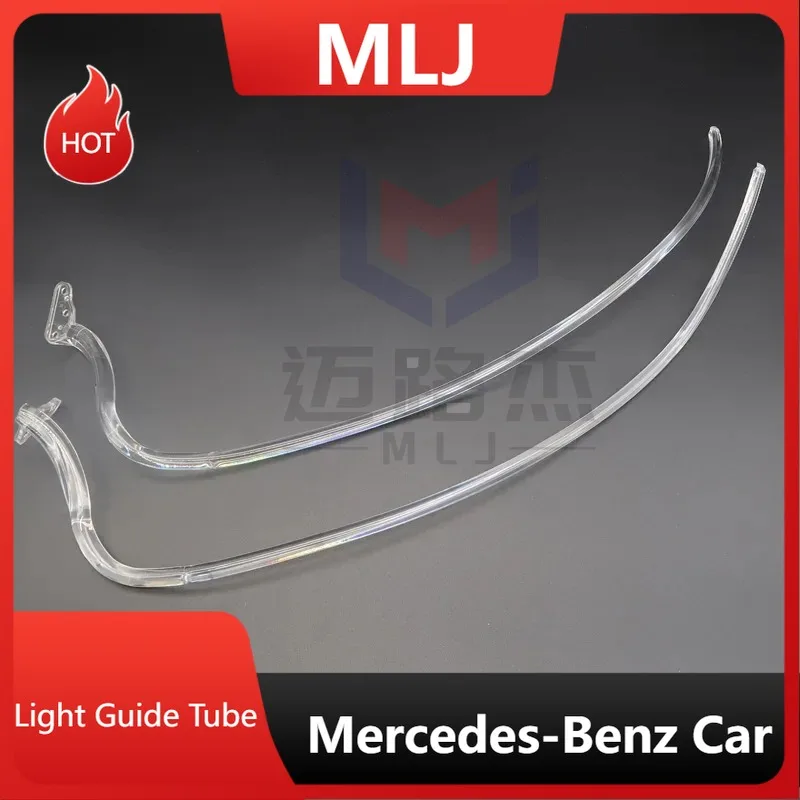 

For Mercedes Benz GLC CLASS W253 2016 2017 2018 2019 DRL Car Headlight Light Tube Acrylic Light Strip Car Accessories Angel Eye