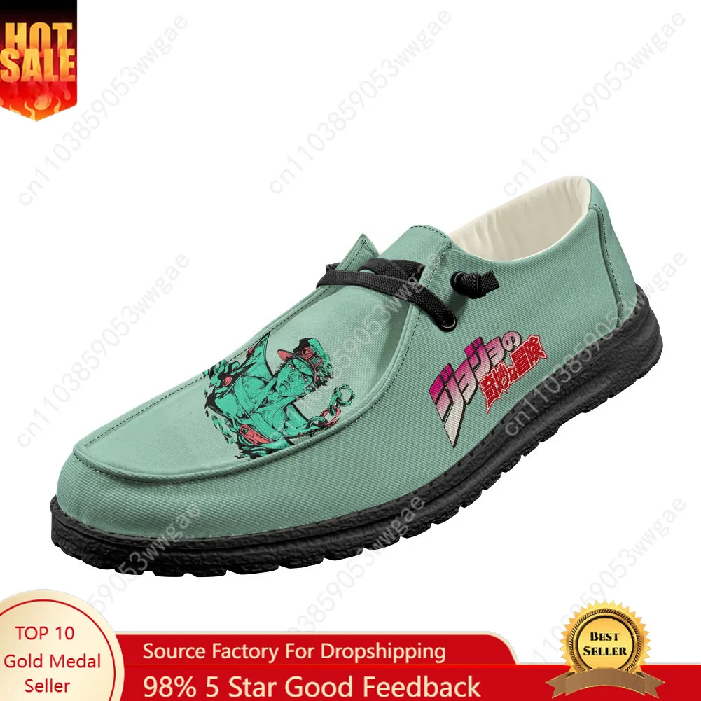 

Jojo Casual Shoes Man Women Breathable Flat Footwear Casual Indoor Outdoor Lightweight Shoe Couple Anime Customized Couple Shoes