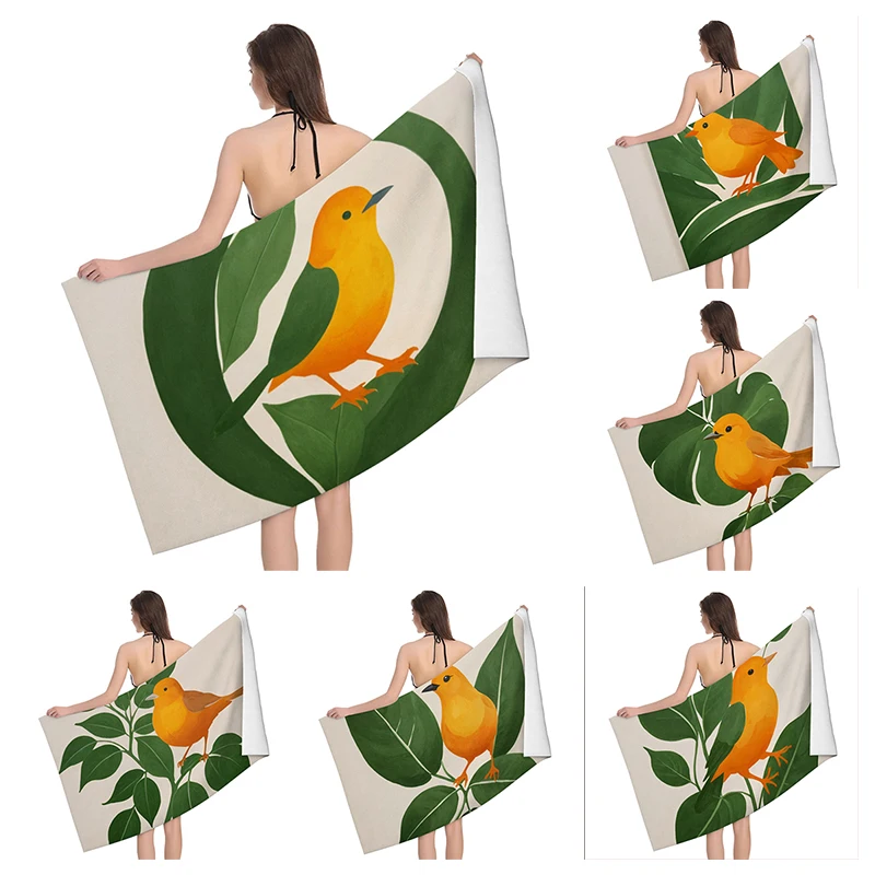 Home bath towels for the body towels bathroom quick drying microfiber beach man large sports towel Fruit plant boho simple ins