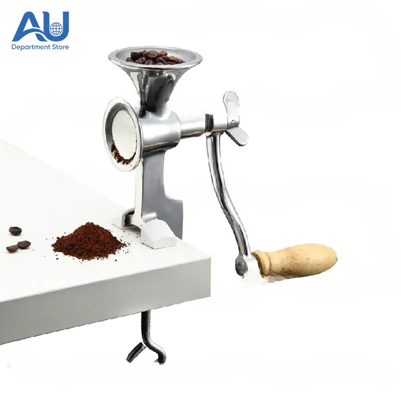 Manual 304 Stainless Steel Grinder Household Hand Grinder Bean Grinder Whole Grains Grind Pepper Powder