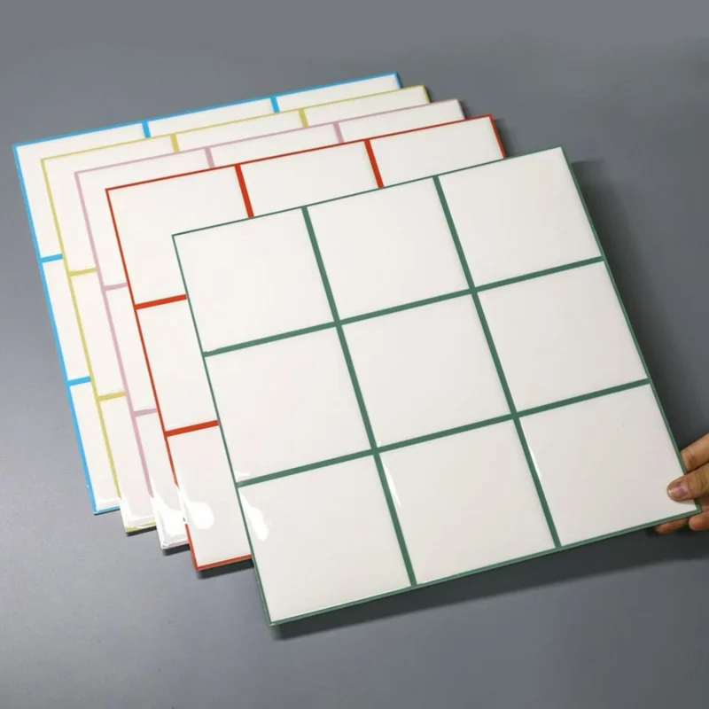 Stickers muraux 3D auto-adhésifs pour salles de bains et salons, imperméables et résistants à l'humidité, pour magasins et cafés.