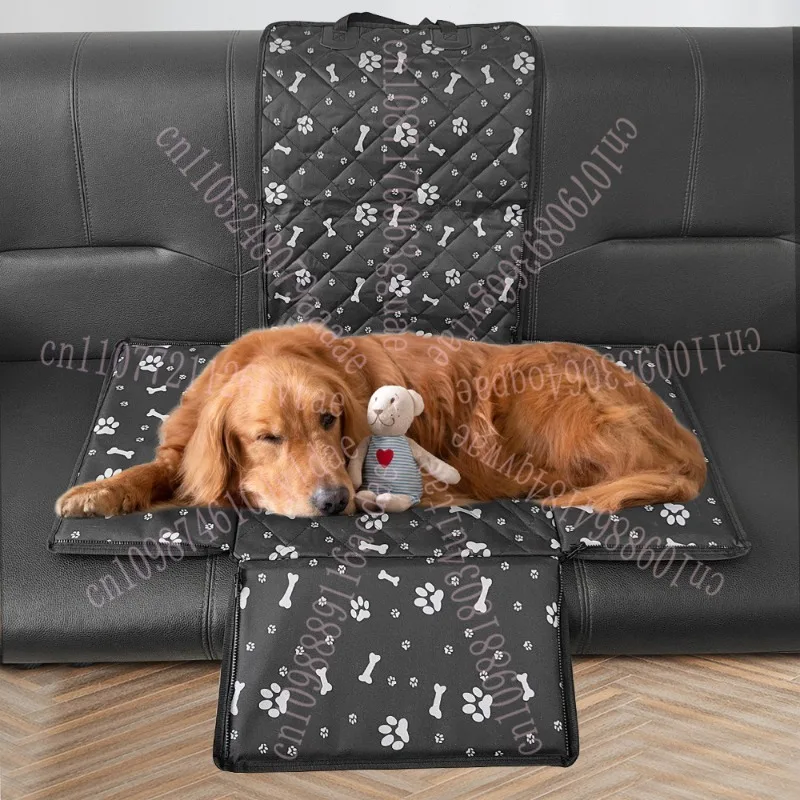 

Новый автомобильный передний стеганый водонепроницаемый автомобильный коврик для домашних животных, складной задний автомобильный коврик