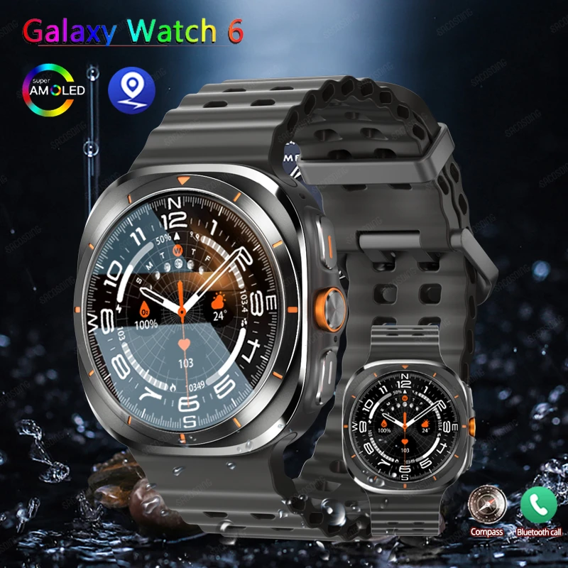 

Новинка для Samsung Galaxy Watch 7 классические умные часы для мужчин и женщин 466*466 HD AMOLED функция голосовых вызовов строгий GPS трекер спортивные часы 2024