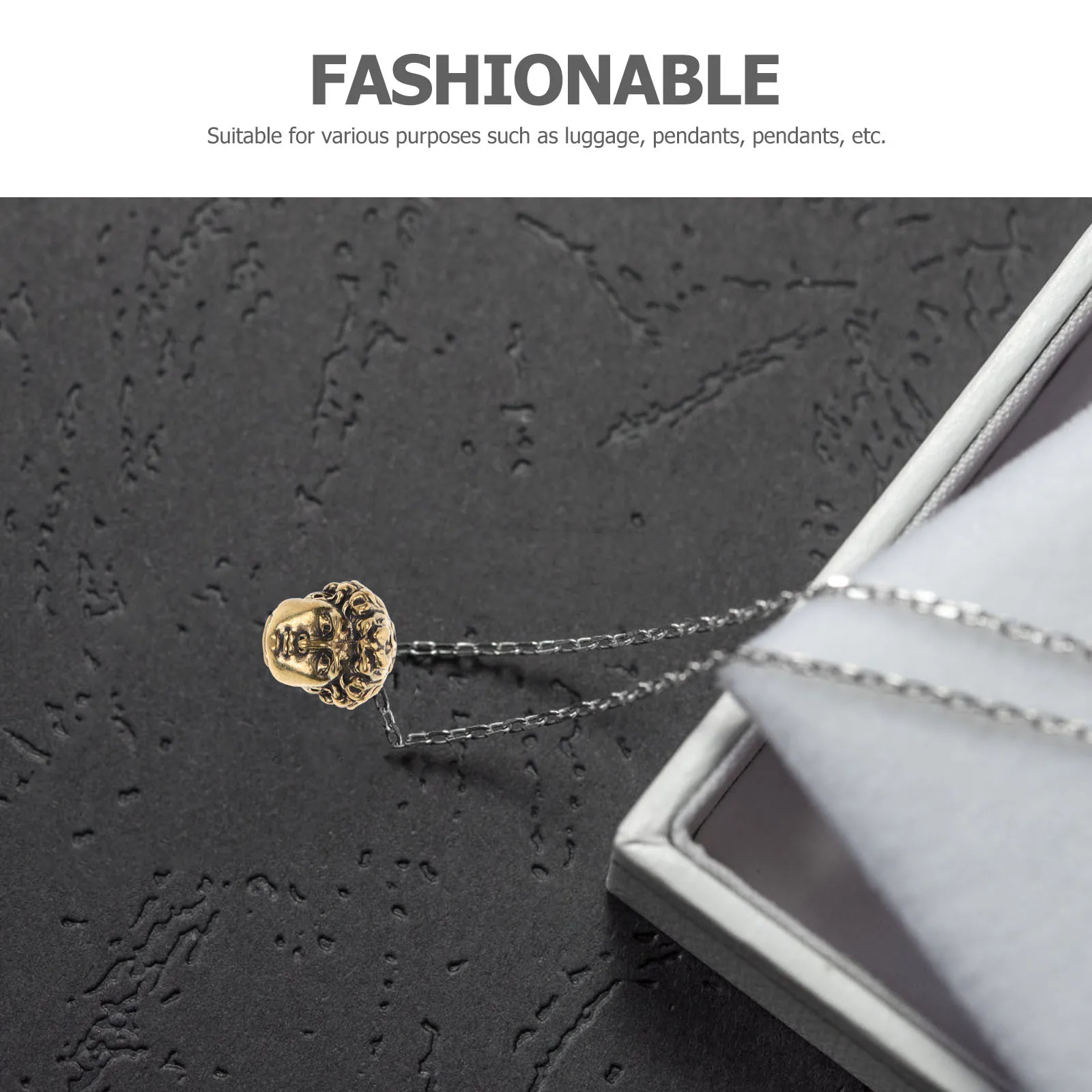 

2Pcs Vintage Copper Pendant Tone Lightweight Charm Ideal for DIY Keychain Necklace Bracelet Making Craft