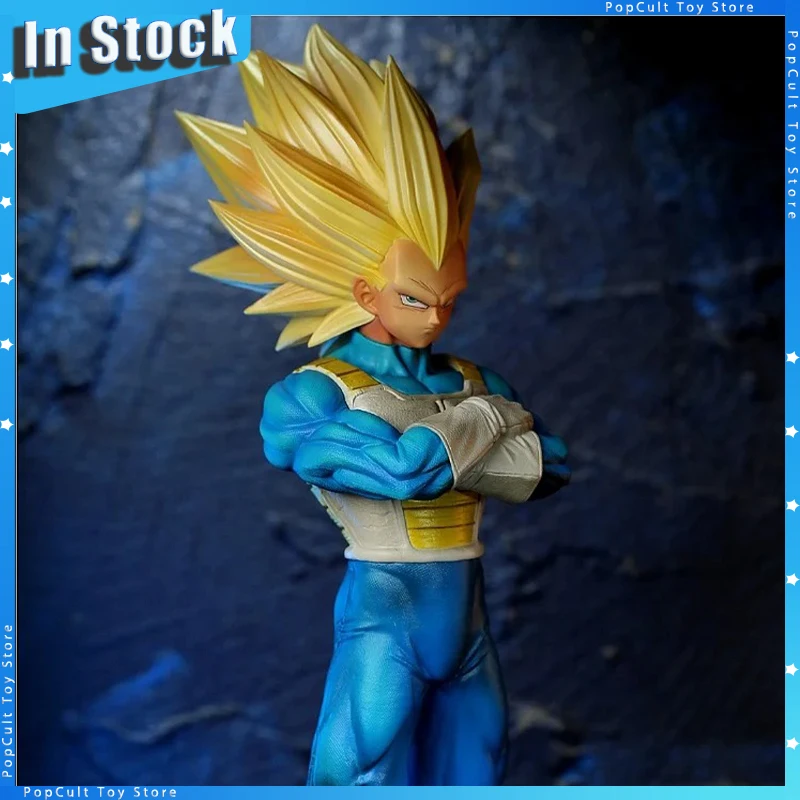 

In Stock 33cm Dragon Ball Z Action Figure Ssj3 Vegeta Anime Figure Super Saiyan 3 Vegeta Gk Statue Model Decoration Toys Gifts