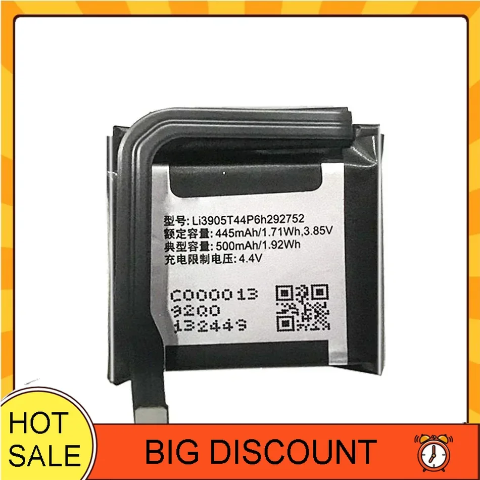 500mAh Watch Battery for Nubia Alpha SW1002, Model Li3905T44P6h292752