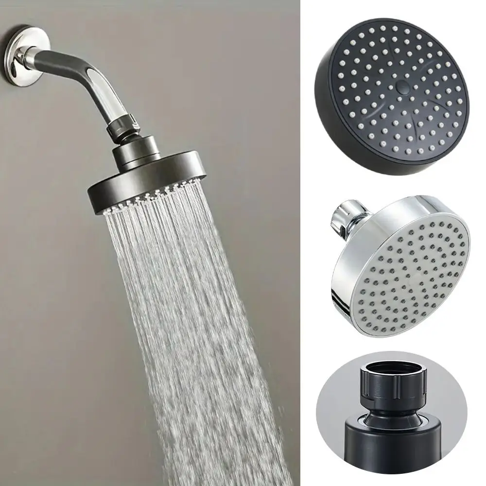 

4 Inch Wall Mounted Shower Faucet Rotatable Compact And Lightweight Adjustable Shower Head Shower Top Spray