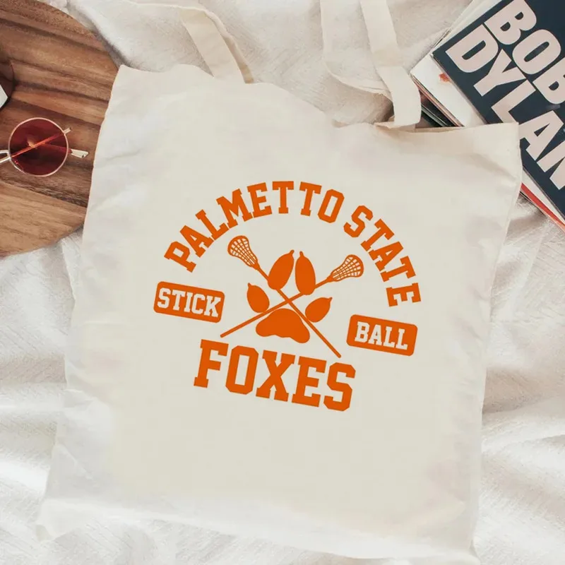 All for Games Palmetto State Foxes Shopping Bag Grocery Bag Handbag Shopping Pouch Bolsa Compra Jute Sacolas for Women Gifts