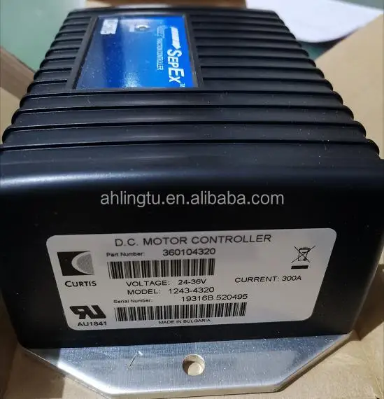CURTIS DC SepEx Pengendali Motor 1243-4320 24V / 36V - 300A Forklift Stacker dan Pengendali Motor Kendaraan Mobilitas Listrik