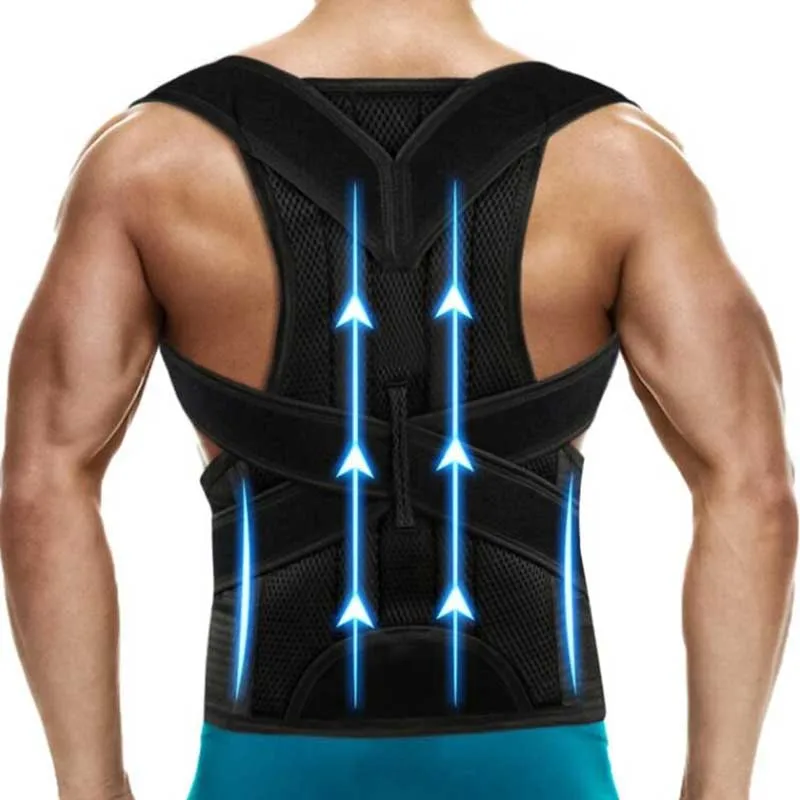 

Improve Back Posture and Lumbar Support Adjustable Posture Back Brace for Upper and Lower Back Pain Relief Posture Corrector