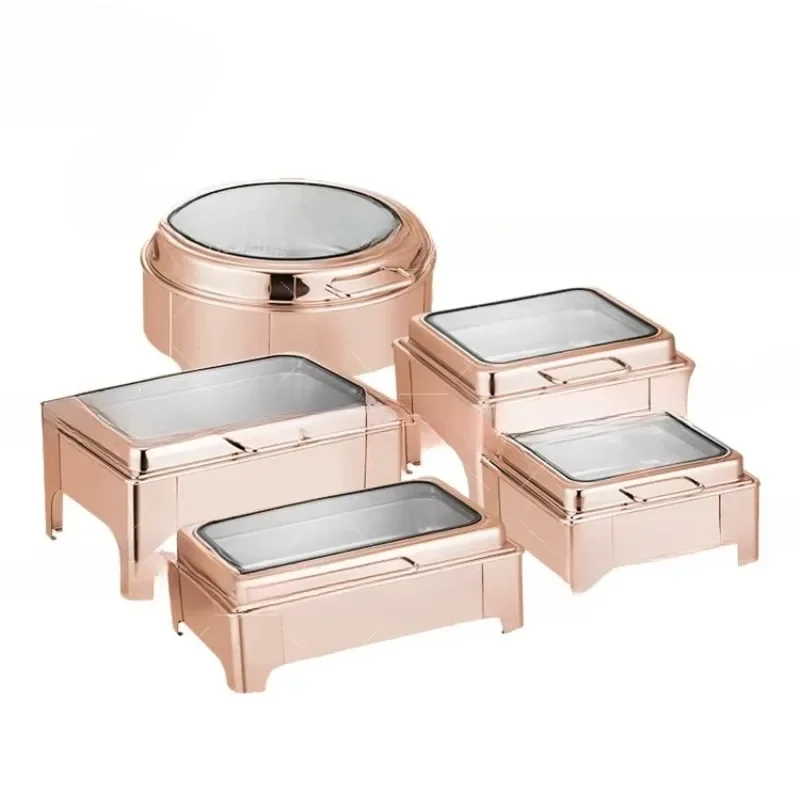 Other hotels and restaurants serving Gold Dining Buffet Food Warmer Rectangle Hot Pot Hot Pot Buffet Gold