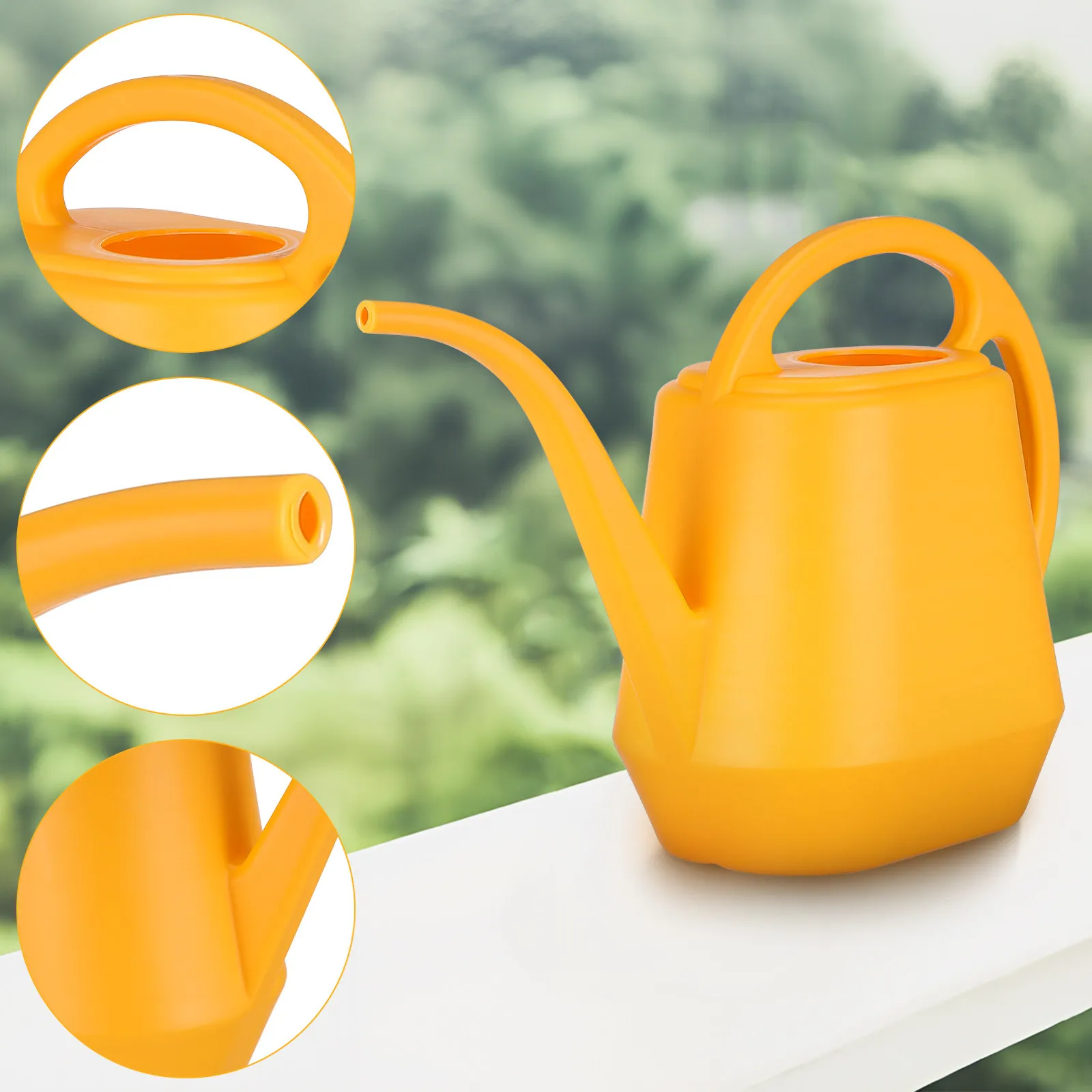 Ergonomic Watering Can Large Capacity Indoor Outdoor Succulent Planter Gentle Flow Plant Watering Can Indoor Plants Garden view 6