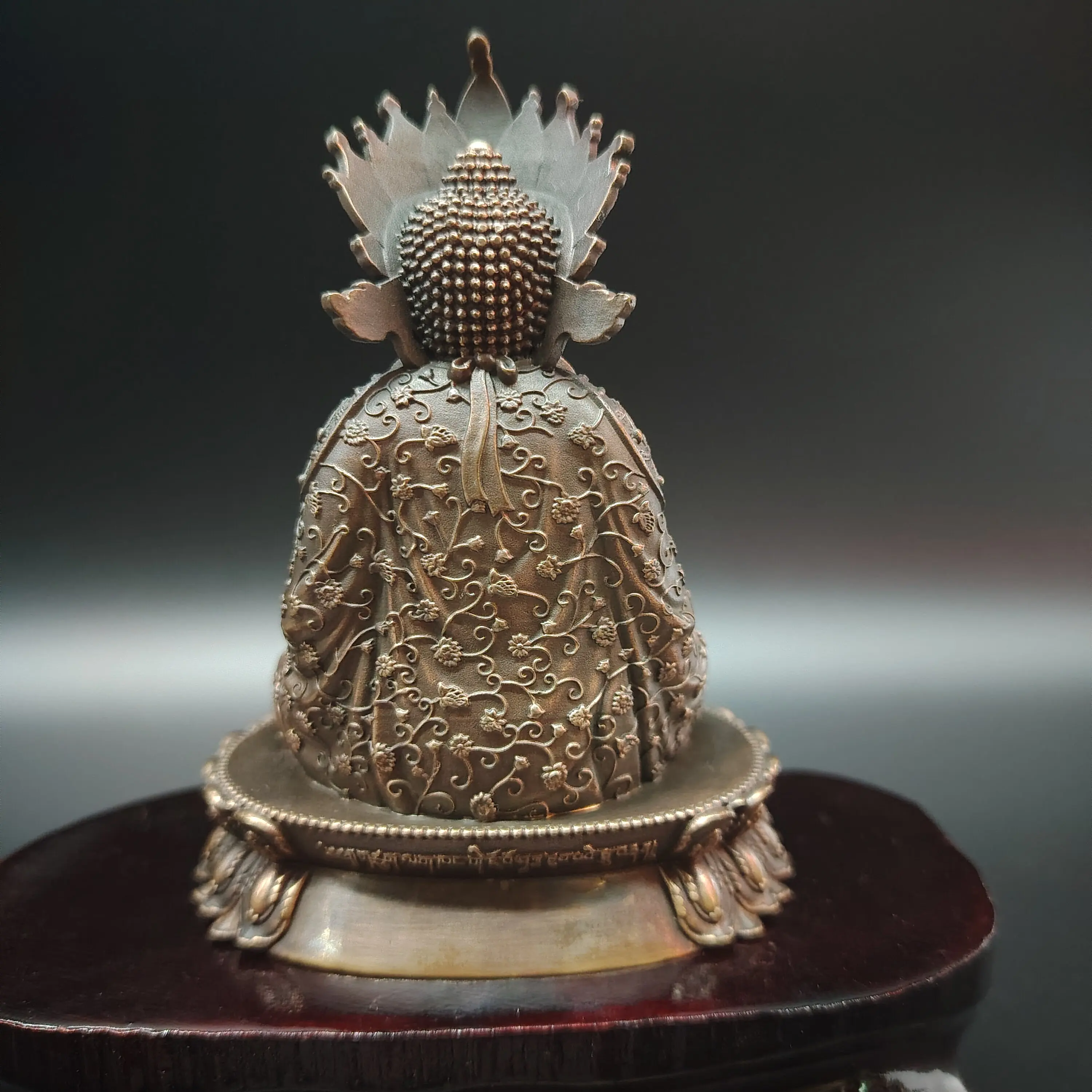 Tibetan Copper Jowo Buddha 12-Year-Old Life-Size Antique Statue 10cm Home Altar Portable Blessing