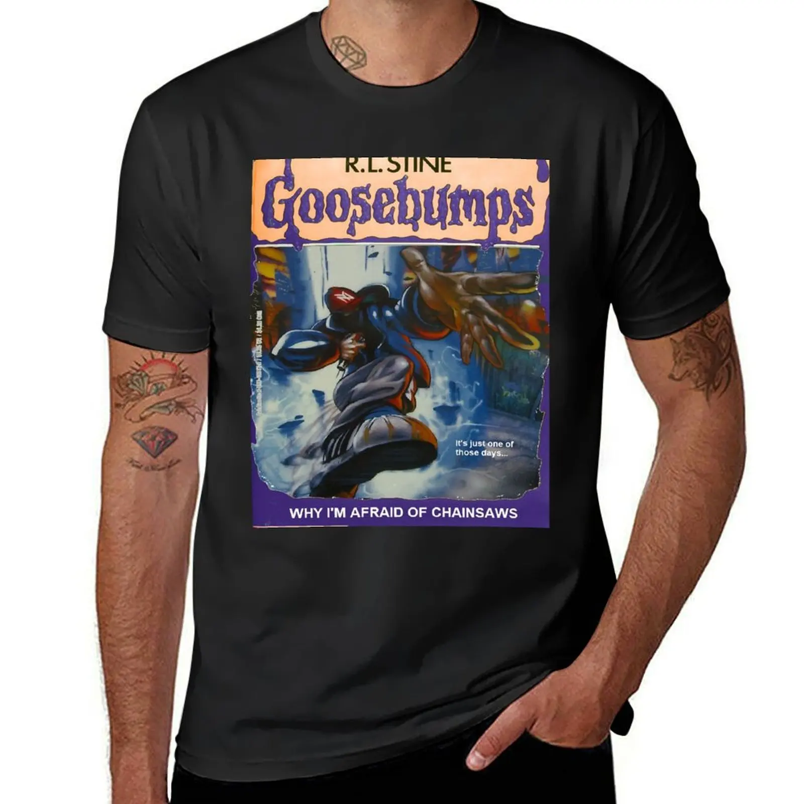 Goosebumps - limp bizkit music band T-Shirt anime clothes summer clothes boys whites t shirts for men graphic