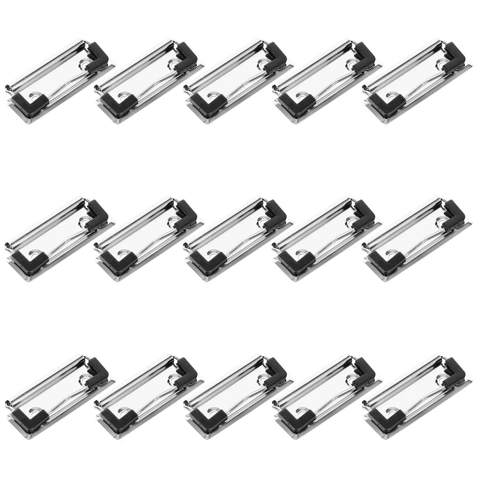 

15Pcs Mountable Metal Clipboard Clips Heavy-Duty File Folder Clip for Classroom Home Business Craft Art Display School Projects