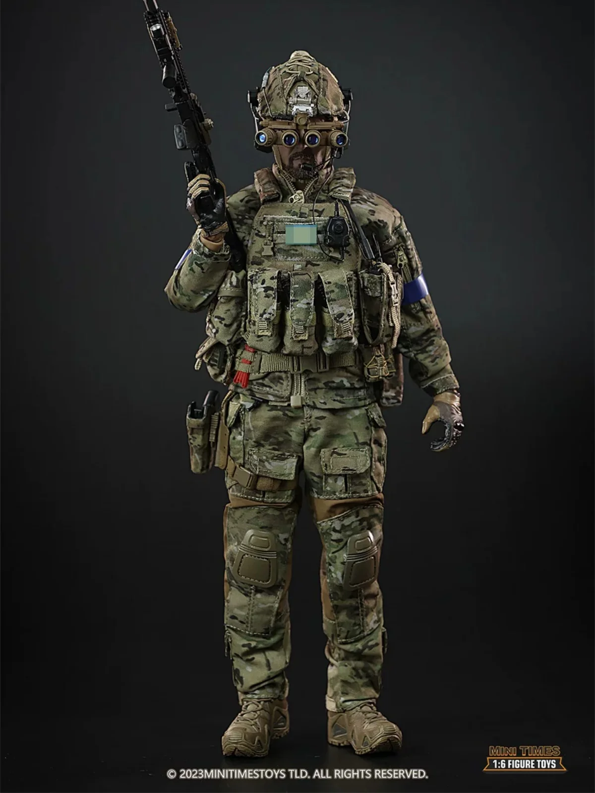 En stock, juguetes Minitimes M047, figura de acción coleccionable de 12'' a escala 1/6, soldado masculino con equipo de combate de camuflaje, juego completo.