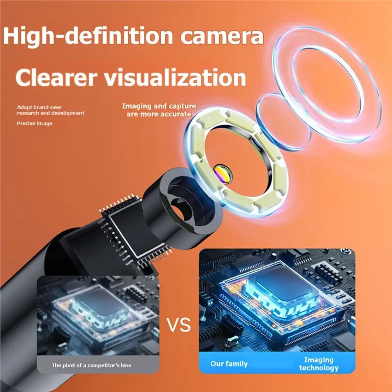 A73E-Type-C Endoscope Camera 7.0MM 6 Adjustable Leds