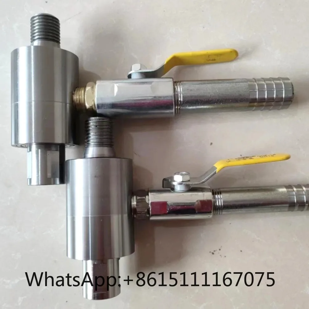 Handheld Water Drill 4-Point Water Injector, High Pressure Resistant Water Injection Head For Pipe Laying Drilling Machine