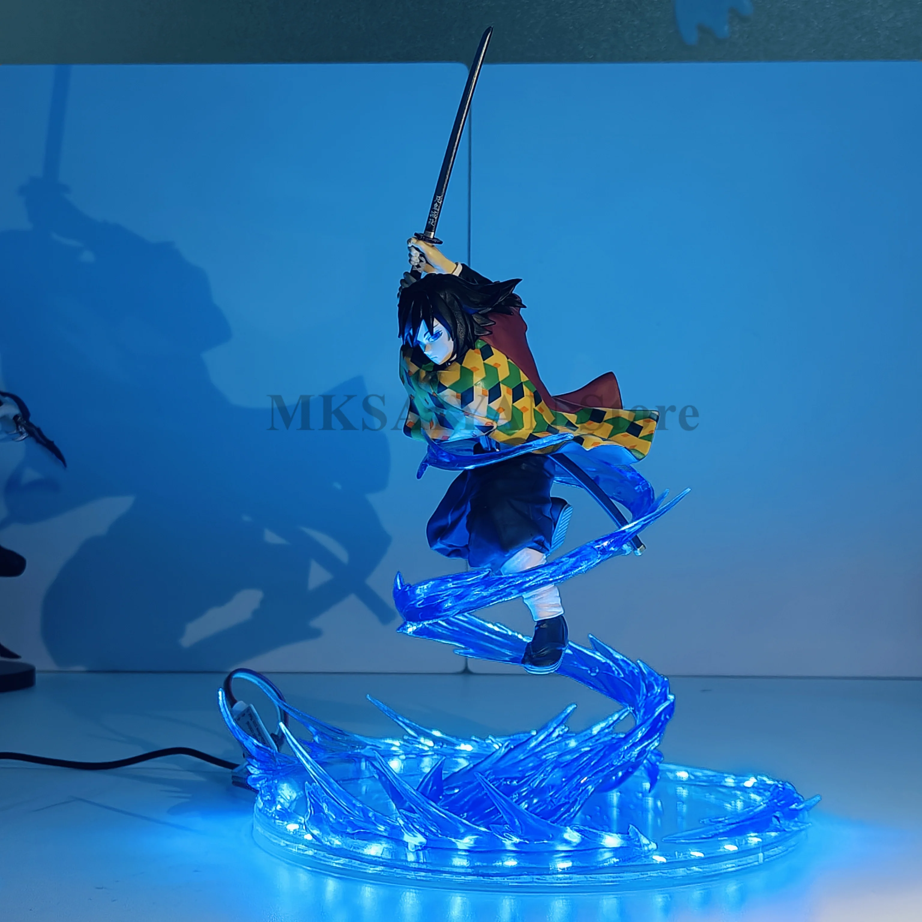 

Tomioka Giyuu VIBRATION STARS Action Figure Water Breathing DIY Anime Lamp Demon Slayer Kimetsu no Yaiba Infinity Castle Toys