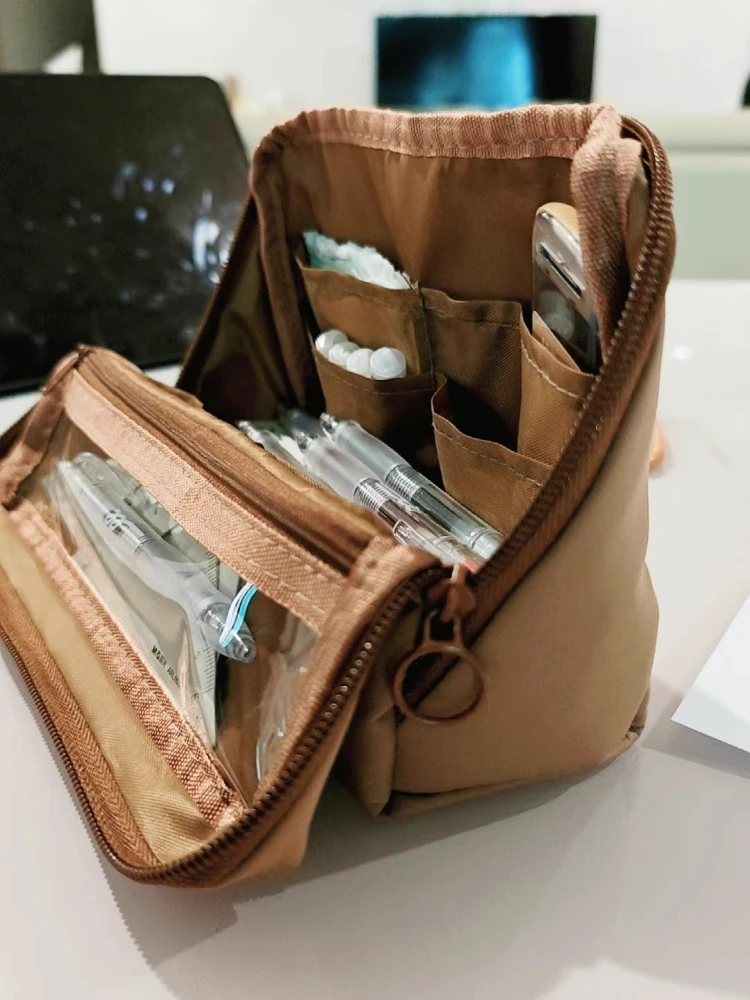 

Съемная сумка для боли, сумка-карандаш Ins Girl, новинка 2025, дорожная коробка для канцелярских принадлежностей, студенческий пенал большой емкости