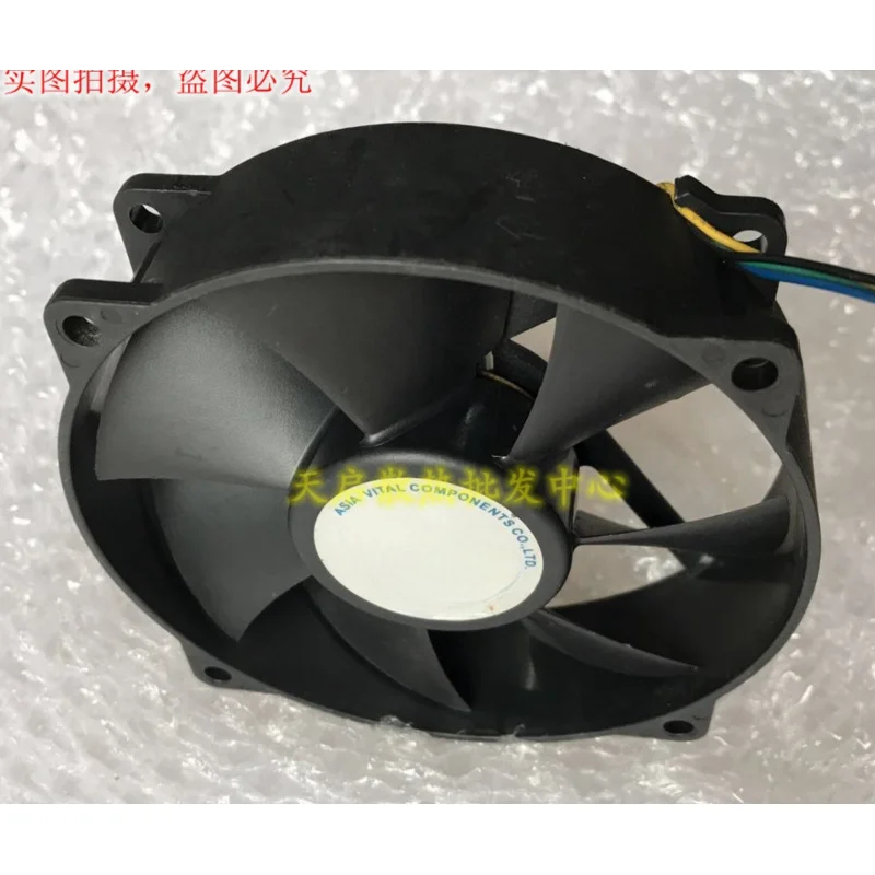 X For AVC DA09025 Series | 12V 0.70A | 9CM | Round Computer Chassis Cooling Fan 1PCS