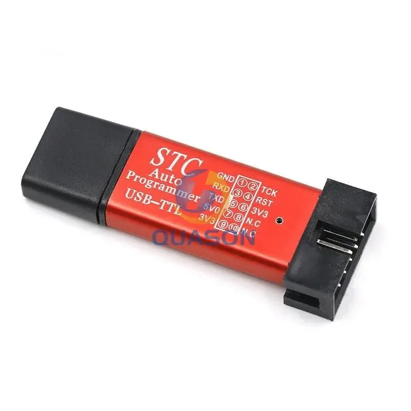 Автоматический загрузчик микроконтроллера MCU STC 51, автоматический программатор/3,3 В, 5 В, универсальный/кабель с двойным напряжением USB к TTL DownLoad